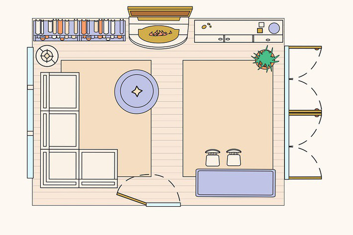 Description: Có 10 bản vẽ thiết kế phòng khách cực tỉ mỉ này thì bạn còn lo gì việc trăn trở xem bố trí phòng khách thế nào cho hợp lý - Ảnh 7.